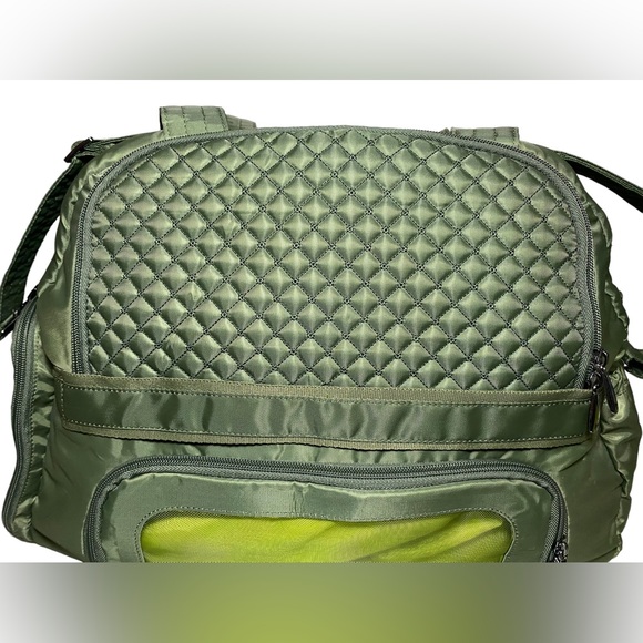 Lug Cartwheel & Drawstring Bag Overnight Bag Olive Green GUC Weekender Duffle - Picture 5 of 16